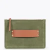 Bolsos De Mujer<miMaO Classic Bolso Bandolera De Piel Con Doble Cremallera Verde
