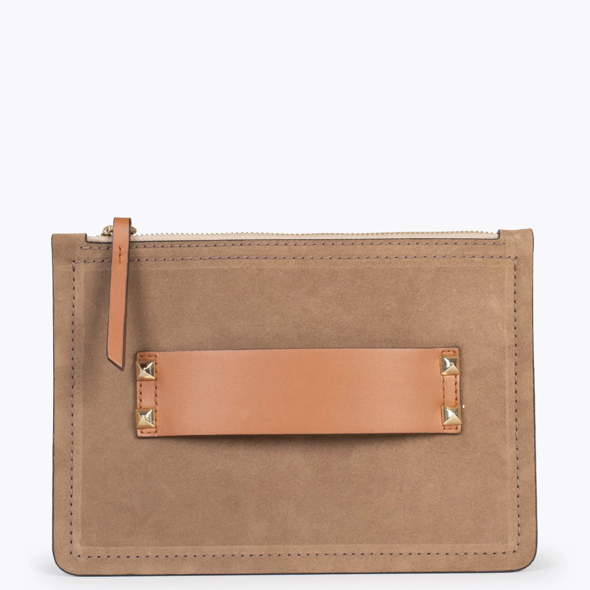 classic_bolso_bandolera_d_0-7.webp Bolsos De Mujer<miMaO Classic Bolso Bandolera De Piel Con Doble Cremallera Taupe