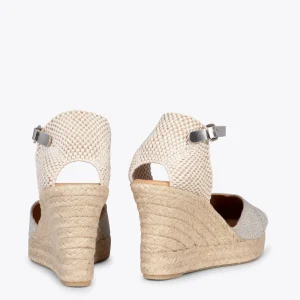 Esparto Y Alpargatas<miMaO Conil – Cunas De Esparto Beige De Lino