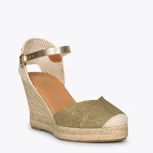 Esparto Y Alpargatas<miMaO Conil – Cunas De Esparto Kaki De Lino