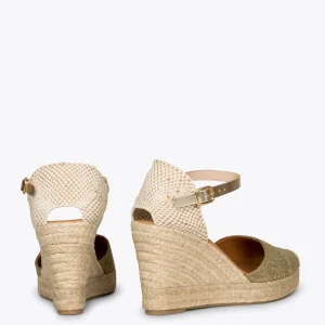 Esparto Y Alpargatas<miMaO Conil – Cunas De Esparto Kaki De Lino