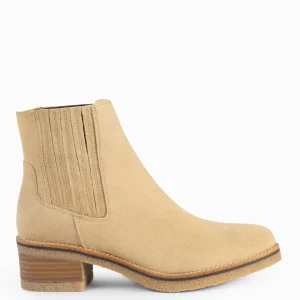 Botines De Mujer<miMaO Country - Botines Camperos Para Mujer Beige