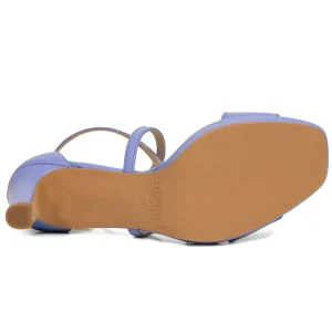 Sandalias De Tacón<miMaO Cruzada Sandalias Plataforma Tiras Azul Lavanda