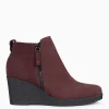 Botines De Mujer<miMaO Dakota - Botin Con Cuna Alta Burdeos