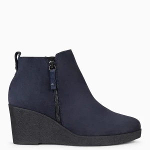 Botines De Mujer<miMaO Dakota - Botin Con Cuna Alta Marino