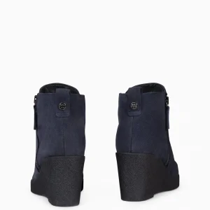 Botines De Mujer<miMaO Dakota - Botin Con Cuna Alta Marino