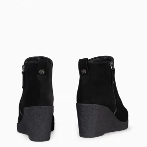Botines De Mujer<miMaO Dakota - Botin Con Cuna Alta Negro