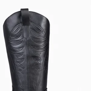 Botas<miMaO Dallas - Botas Cowboy Altas Negro