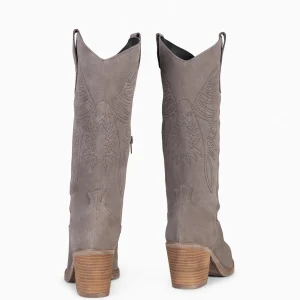 Botas<miMaO Dallas - Botas Cowboy Altas Taupe