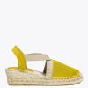 Esparto Y Alpargatas<miMaO Eivissa - Cuna De Esparto Amarilla Con Elasticos Metalizados