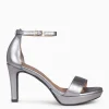 Zapatos De Fiesta<miMaO Fiesta – Sandalias De Tacón Alto Y Plataforma Plata