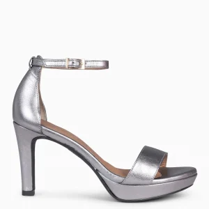 Zapatos De Fiesta<miMaO Fiesta – Sandalias De Tacón Alto Y Plataforma Plata