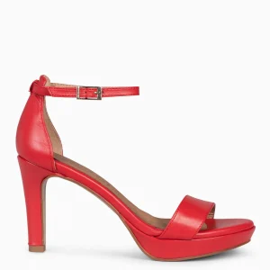 Zapatos De Fiesta<miMaO Fiesta – Sandalias De Tacón Alto Y Plataforma Rojo