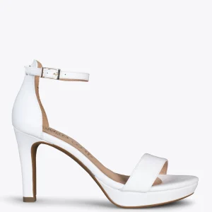 Sandalias De Tacón<miMaO Fiesta - Sandalias De Tacón Alto Y Plataforma Blanco
