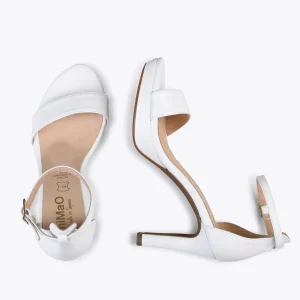 Sandalias De Tacón<miMaO Fiesta - Sandalias De Tacón Alto Y Plataforma Blanco