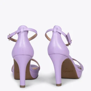Sandalias De Tacón<miMaO Fiesta - Sandalias De Tacón Alto Y Plataforma Lavanda