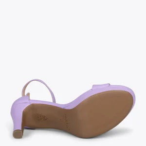Sandalias De Tacón<miMaO Fiesta - Sandalias De Tacón Alto Y Plataforma Lavanda