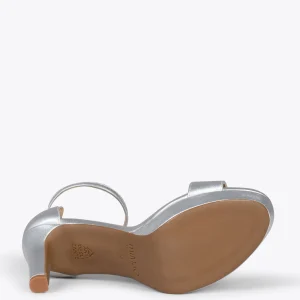 Sandalias De Tacón<miMaO Fiesta - Sandalias De Tacón Alto Y Plataforma Plata