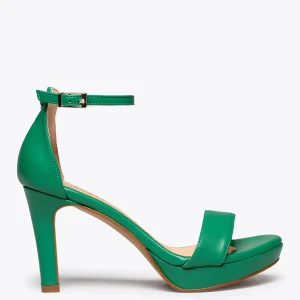 Sandalias De Tacón<miMaO Fiesta Sandalia Con Plataforma Elegante Verde