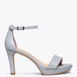 Sandalias De Tacón<miMaO Fiesta Sandalia Con Plataforma Elegante Gris Azulado
