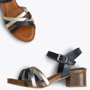 Sandalias De Tacón<miMaO Flex Sandalias Comodas Con Tacón Bio Marino