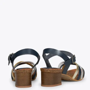 Sandalias De Tacón<miMaO Flex Sandalias Comodas Con Tacón Bio Marino