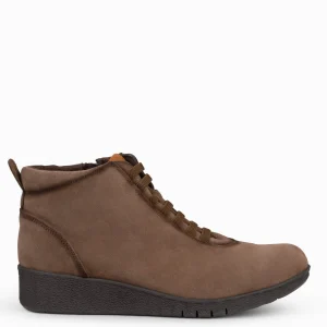 Botines De Mujer<miMaO Flexy - Zapatillas Abotinadas Taupe