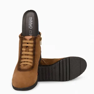 Botines De Mujer<miMaO Flexy - Zapatillas Abotinadas Camel