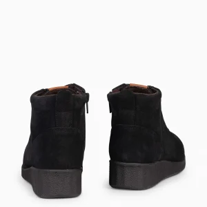 Botines De Mujer<miMaO Flexy - Zapatillas Abotinadas Negro