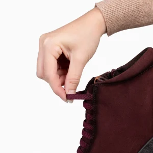 Botines De Mujer<miMaO Flexy - Zapatillas Abotinadas Burdeos