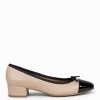 Mocasines Y Blucher<miMaO Glamour – Bailarinas Con Tacón Y Puntera De Charol Tierra
