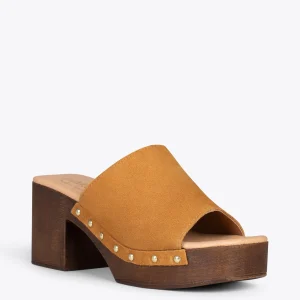 Sandalias De Tacón<miMaO Holiday – Zuecos Con Tacón Y Plataforma Whisky