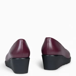 Cunas Confort<miMaO Iris - Zapatos De Salon Con Cuna Burdeos