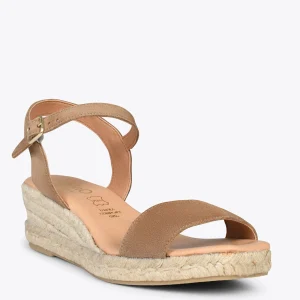 Esparto Y Alpargatas<miMaO Jerez – Sandalias De Esparto Y Piel Taupe