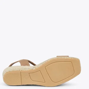Esparto Y Alpargatas<miMaO Jerez – Sandalias De Esparto Y Piel Taupe