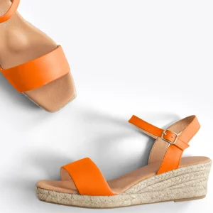 Esparto Y Alpargatas<miMaO Jerez Sandalias De Esparto Basicas Naranjas