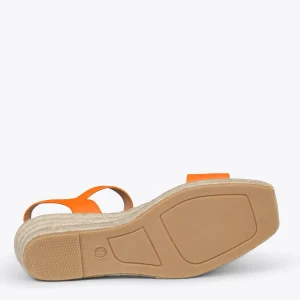 Esparto Y Alpargatas<miMaO Jerez Sandalias De Esparto Basicas Naranjas