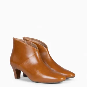 Botines De Mujer<miMaO Lady - Botines Napa Mujer Camel