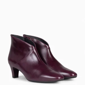 Botines De Mujer<miMaO Lady - Botines Napa Mujer Burdeos