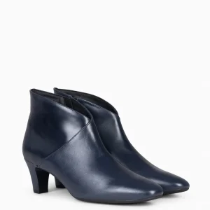Botines De Mujer<miMaO Lady - Botines Napa Mujer Marino