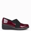Cunas Confort<miMaO Lia - Zapatos De Cuna Con Tiras Elasticas Burdeos