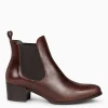 Botines De Mujer<miMaO London - Botin Chelsea De Tacón Marron