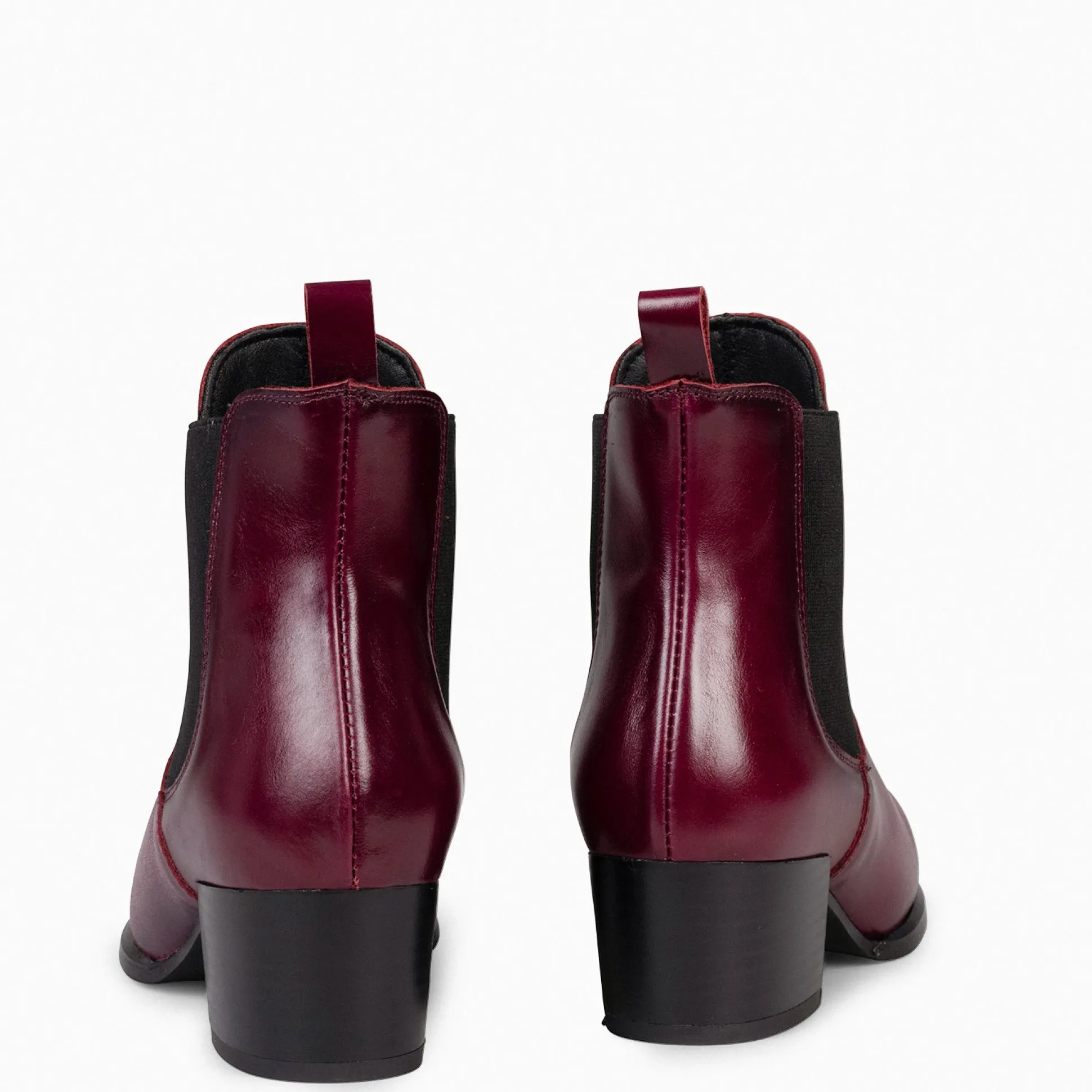 london__botin_chelsea_de__3-2.webp Botines De Mujer<miMaO London - Botin Chelsea De Tacón Burdeos