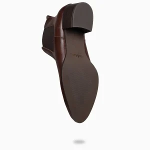 Botines De Mujer<miMaO London - Botin Chelsea De Tacón Marron