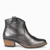Botines De Mujer<miMaO Luisiana - Botin Estilo Cowboy Plomo