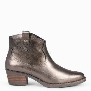 Botines De Mujer<miMaO Luisiana - Botin Estilo Cowboy Bronce