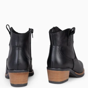 Botines De Mujer<miMaO Luisiana - Botin Estilo Cowboy Negro