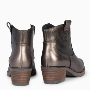 Botines De Mujer<miMaO Luisiana - Botin Estilo Cowboy Bronce