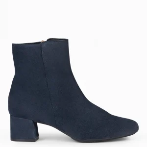 Botines De Mujer<miMaO Maia - Botin Serraje Mujer Marino