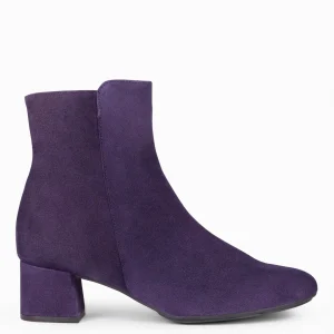 Botines De Mujer<miMaO Maia - Botin Serraje Mujer Morado